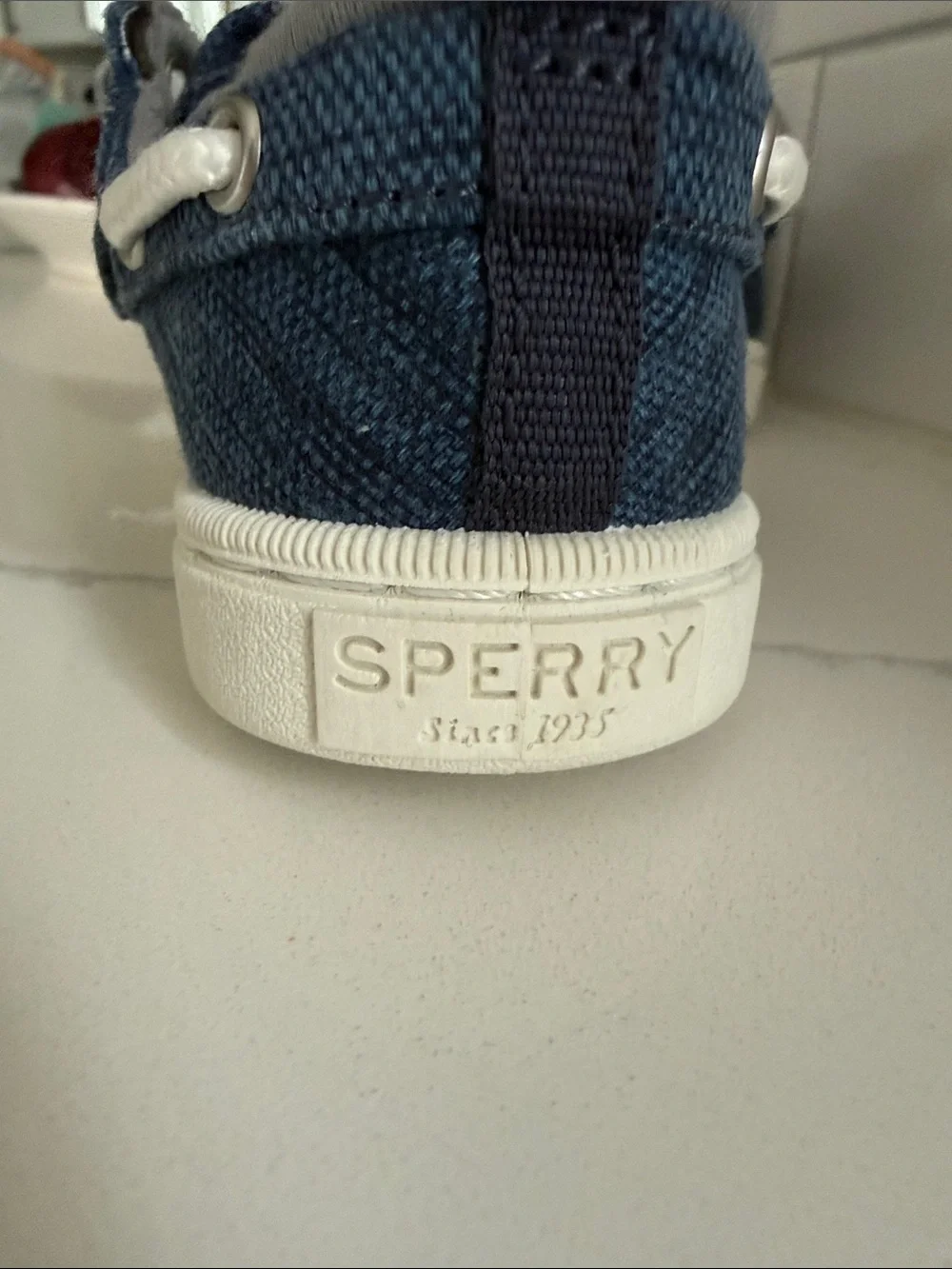 Kids Denim Blue sea ketch topsidder sperry’s